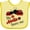 Banana and Yellow, variant on Inktastic My Auntie Loves Me with Cute Lady Bugs Boys or Girls Baby Bib