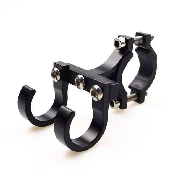 Speravity Gancho para equipaje de motocicleta de aleación de aluminio, soporte para botella de agua para patinete al aire libre de alta resistencia Bombillas para automóviles Negro Speravity VI016279-01