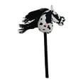 thumbnail image 2 of BELOVING Bâton Cheval Robuste Passe-Temps Jouet d'Équitation pour Enfants Garçons Filles Enfants Noir Blanc, 2 of 10