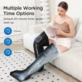 thumbnail image 2 of Single Leg Massager Air Compression 5 Airbags Massage for Foot, Portable Leg Brace Circulation and Pain Care for Desk Workers and Post-Workout, 2 of 9