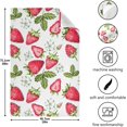 thumbnail image 3 of Coolnut Kitchen Dish Towels Strawberry Floral Soft Tea Towel Set of 1 Absorbent Dishcloths Hand Towels for Dish Clean Cloth 28" x 18" Washcloth Gift, 3 of 5