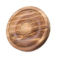 thumbnail image 2 of Tnobhg Wooden Bracelet Holder Round Square Rectangle Rustic Heavy Duty Solid Wood Beaded Bracelet Bangle Jewelry Organizer Display Stand Plate, 2 of 8