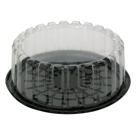 UPC 016194051681 product image for Pactiv Showcake APET Plastic Round Cake Container Black/Clear, 9.25