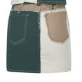 thumbnail image 5 of Idoravan Women's Basic Versatile Skirt Clearance Stretch Tight-fitting Hip ing Color Block Denim Short Skirt Women, 5 of 8