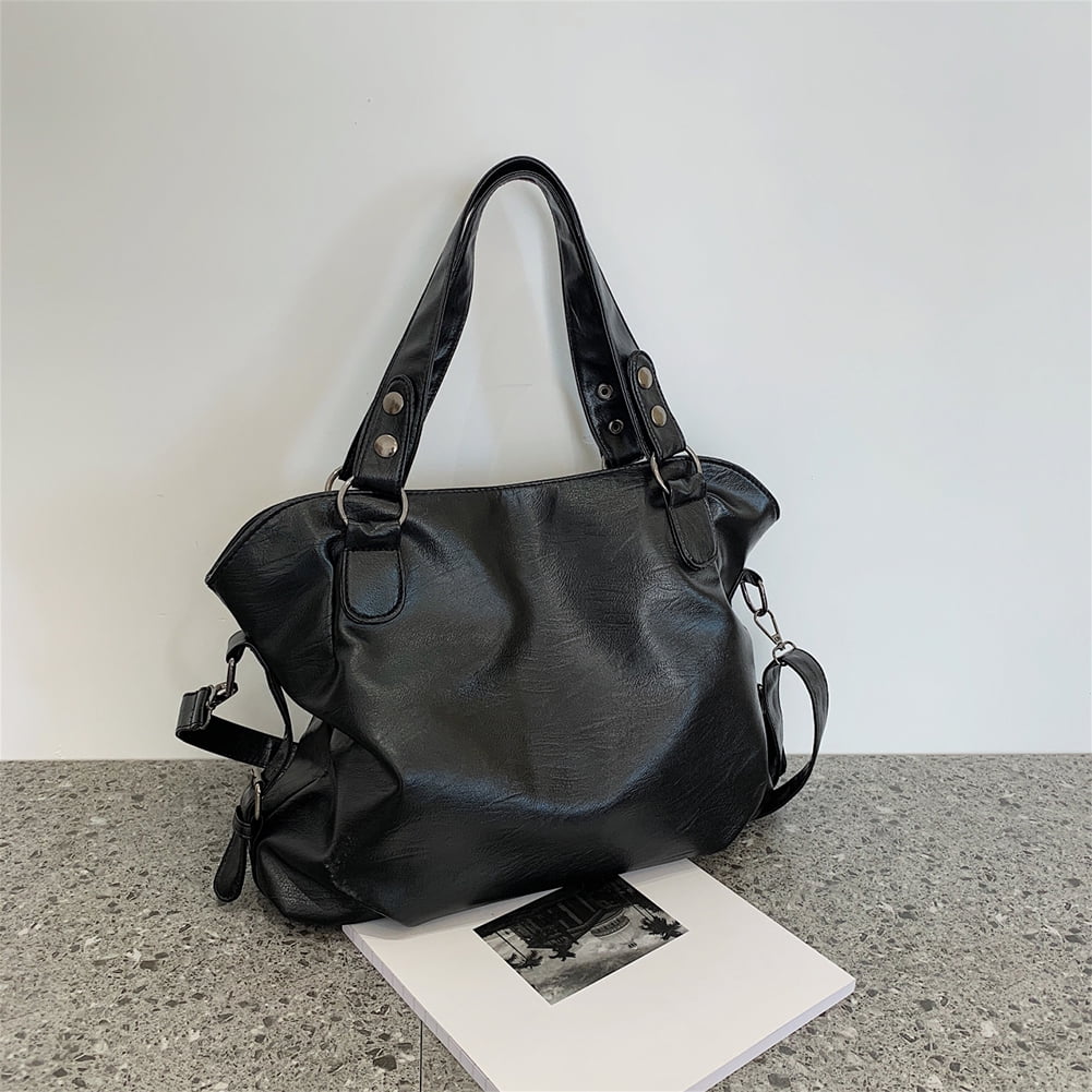 MOTHER 1445104THEROLLERFRAYNIV 関税送料込 Yucurem Leather Handbag Big Casual Mommy Travel Shopper Tote