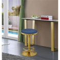 thumbnail image 2 of Meridian Furniture Brody Navy Velvet Adjustable Stool, 2 of 2