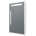 thumbnail image 4 of Better Bevel 20" x 30" White Metal Framed Mirror | Rectangle Bathroom Wall Mirror, 4 of 8