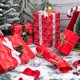 thumbnail image 4 of Papel de regalo navideño WRAPAHOLIC, reversible, rojo, 5 m, 4 of 7