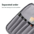 thumbnail image 4 of Daiosportswear Makeup Bag,Cosmetic Cases,Travel Makeup Bag with Compartment,Protable Travel Makeup Case for Cosmetics,Makeup Brushes,Toiletries,Travel Accessories Gray, 4 of 7