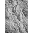 thumbnail image 2 of Addison Rugs Mayfield Washable Transitional Waves Gray Rectangle Rug, 3' x 5', 2 of 6