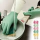 thumbnail image 1 of Guantes de limpieza de caucho engrosado | Guantes para fregar platos en cocina, tareas domésticas, uso multiusos | Resistente al aceite, ajuste cómodo | Colores variados, 1 par, 1 of 6