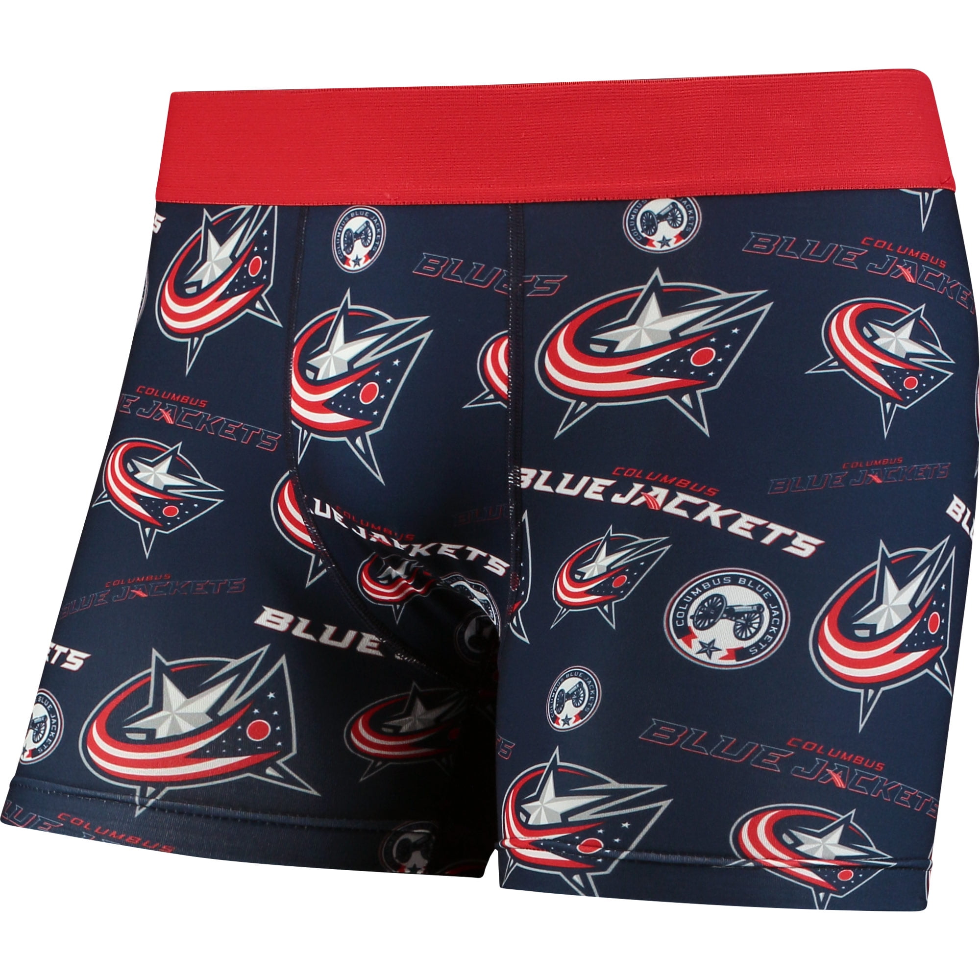 Columbus Blue Jackets Repeat Logo Compression Underwear Navy by TEAM BEANS INC/FOREVER COLLECTIBLES