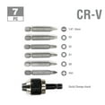 thumbnail image 1 of WorkPro Quick Change Bit Set -7 Piece,Quick Change Chuck & 2 Inch Cr-V Screwdriver Bits, 1 of 5