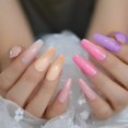 thumbnail image 4 of 200 Piezas de Acrílico Extra Larga Prensa en Uñas Ataúd Uñas Postizas Artificiales Color Sólido Cobertura Completa Uñas Postizas Brillantes para Mujeres y Niñas Salón de Arte de Uñas Adepaton HMHZ347-2, 4 of 6