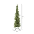 thumbnail image 4 of Vickerman 8.5' Bixley Pencil Fir Artificial Christmas Tree, Clear Dura-lit Lights - Faux Brixley Pencil Fir Christmas Tree - Seasonal Indoor Home Decor, 4 of 7