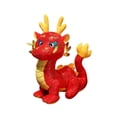 thumbnail image 4 of Animal de peluche de año Nuevo Chino, juguete de peluche de dragón, muñeco de dragón cómodo, adorno de juguete para Bar, restaurante, fiesta de regalo mayimx Juguetes de peluche, 4 of 9