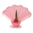 thumbnail image 3 of Maceta para flores de exterior, jardinera vintage de resina con diseño de pavo real. Rosa, 3 of 9