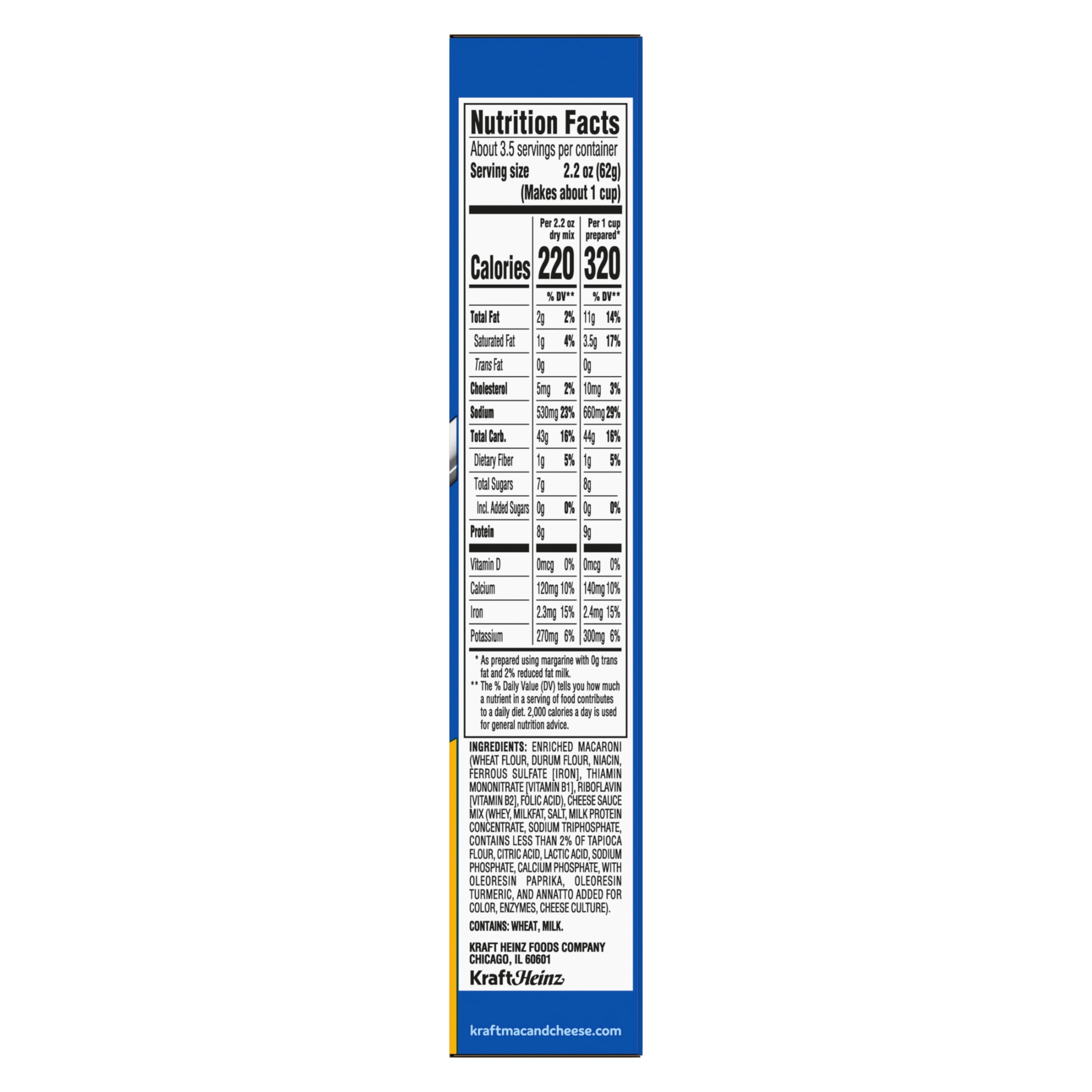 Kraft Original Mac & Cheese Macaroni and Cheese Dinner, 5 ct Pack, 7.25 oz Boxes