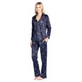 thumbnail image 2 of Ashford & Brooks Women's Minky Micro Fleece Button Up Pajama Set, 2 of 5