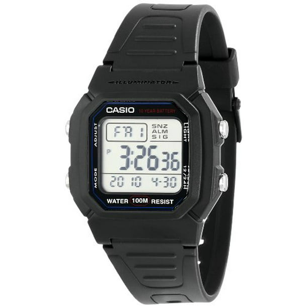Casio Casio Men S W800h 1av Classic Sport Watch With Black Band Walmart Com Walmart Com
