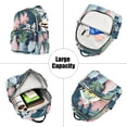 thumbnail image 5 of FORMRS Mini Backpack Purse for Women Quilted Travel Daypack Casual Shoulder Bag, Pink Flowers, 5 of 7