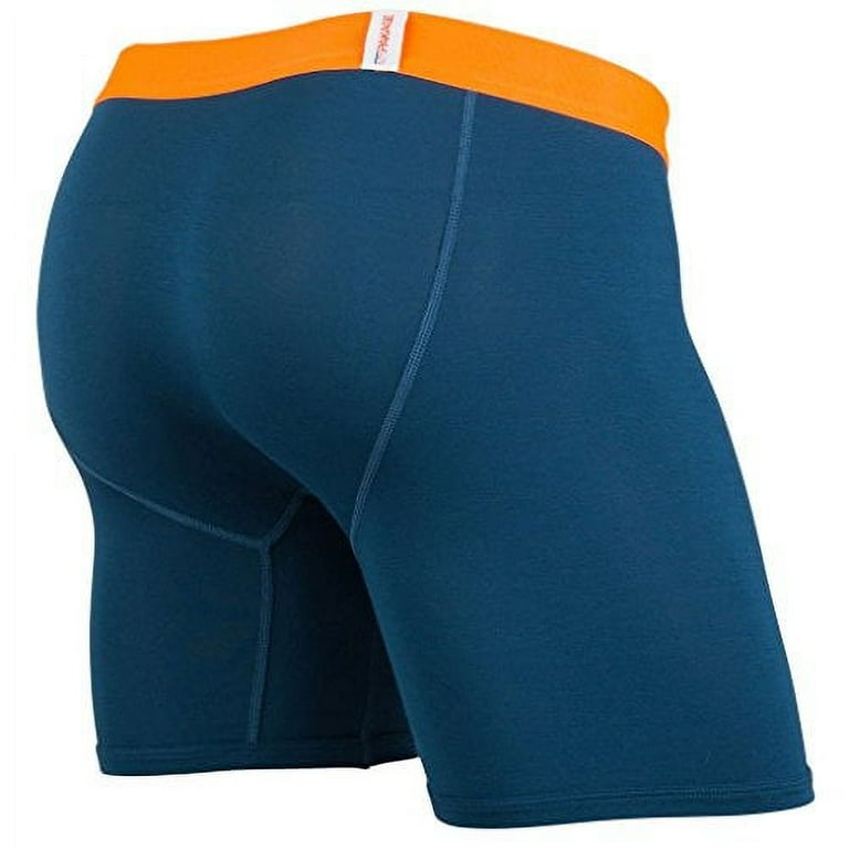 MyPakage Men's Weekday Boxer Brief Everyday Underwear MPWD (Blue/Orange,  XXL) 