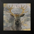thumbnail image 2 of Hristova, Albena 20x20 Black Modern Framed Museum Art Print Titled - The Leader Gold Light Grey, 2 of 5
