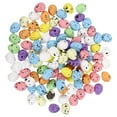 thumbnail image 3 of 100 huevos de Pascua de espuma artificiales multicolores para fiestas y jardín. 18 cm, 3 of 9