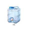 thumbnail image 4 of Toystoory Cubo de agua para coche, PC de conducción, grifo de contenedor de tanque grueso para Picnic, senderismo, Camping, suministros de Kits de desorden para acampar 10L+tubo, 4 of 6