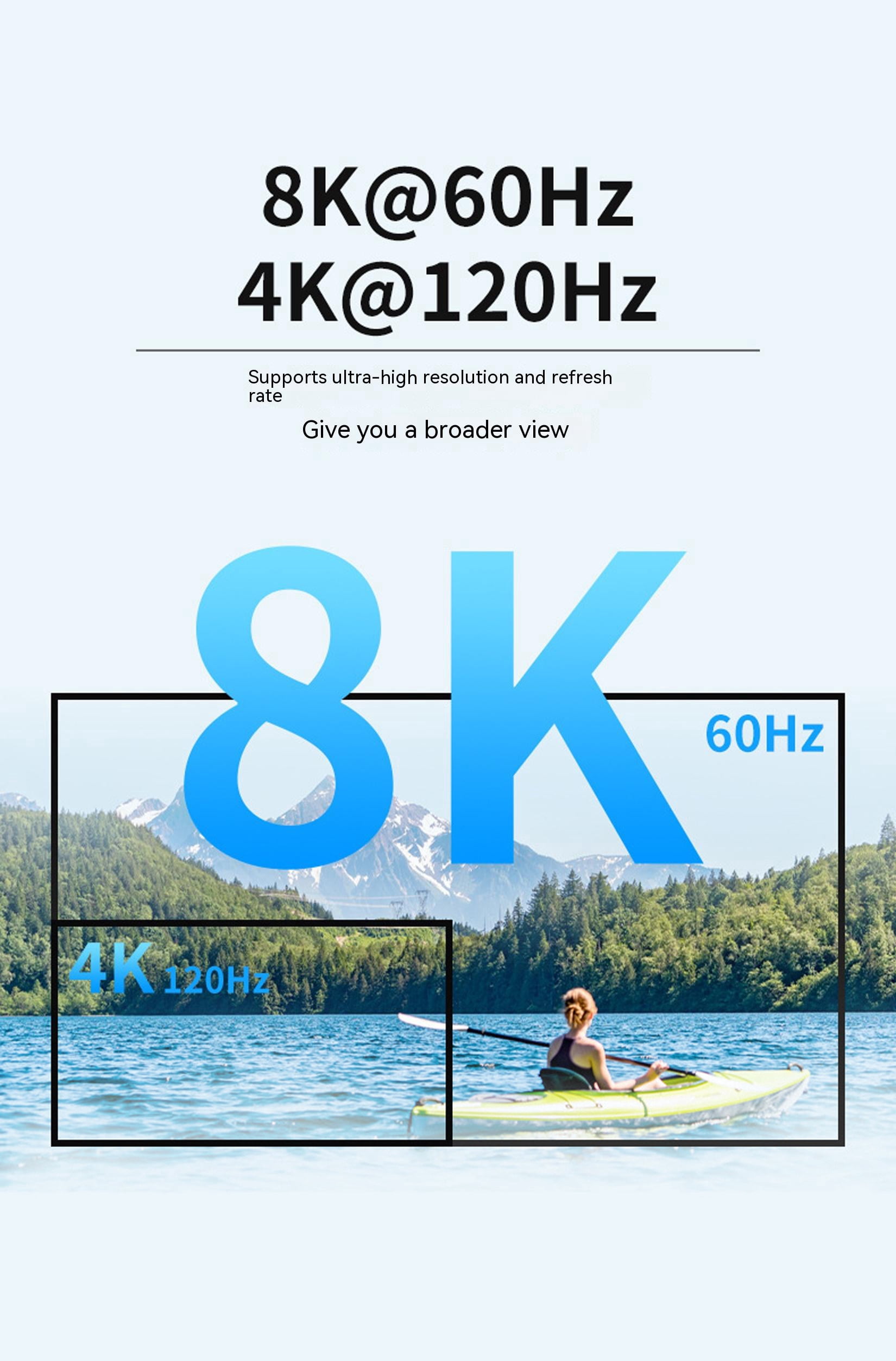 8K HDMI KVM Switch 8K USB KVM HDMI Switch 2x1 HDMI2.1 Ports + 4X USB3.0 KVM Ports,Share 2 Computers one Monitor Switch,Supports 8K 60Hz,4K 120Hz,YUV 4:4:4,HDCP 2.3,HDR 10,Hotkey,Darkish