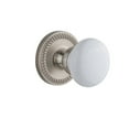 thumbnail image 5 of Grandeur Newhyd_Psg_234 Newport Solid Brass Rose Passage Door Knob Set - Nickel, 5 of 7