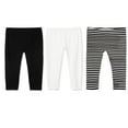 thumbnail image 4 of THEE BRON Toddler/Little Girls Basic Cotton Capri Leggings Pants, 4 of 5