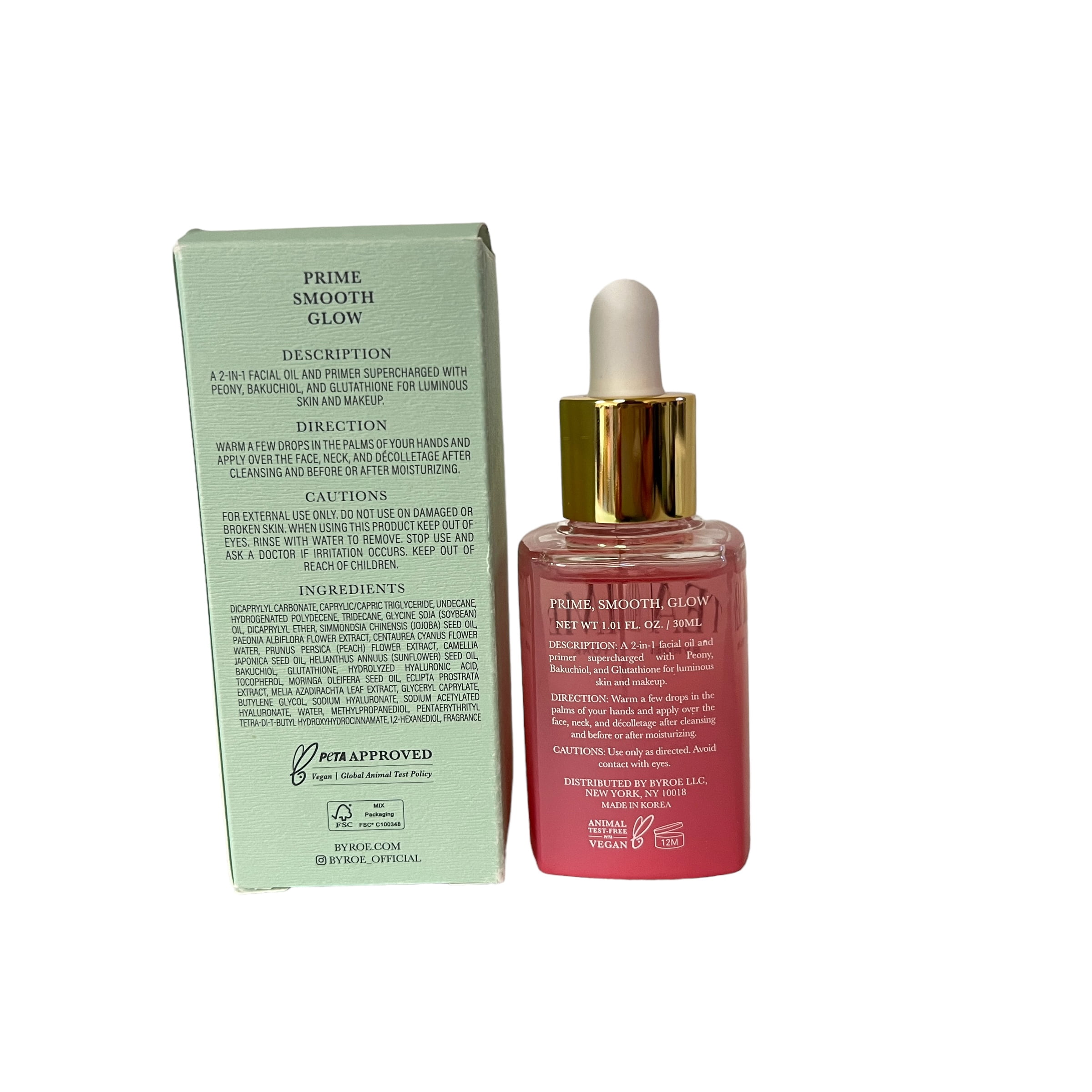 Byroe Tea Time Peony Tea Glow Oil 1.01 fl oz