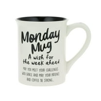 Tabletop Monday Prayer Mug Stoneware Wish For Week Ahead 6010067