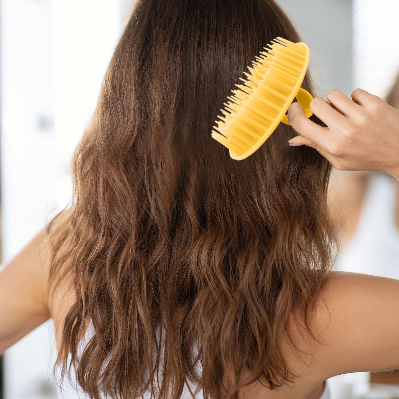 Cleaning Brush and Shampoo Tool for Relaxation Head Massage and Nail Care | Gentle Home Soft Brush for Adults Men Women