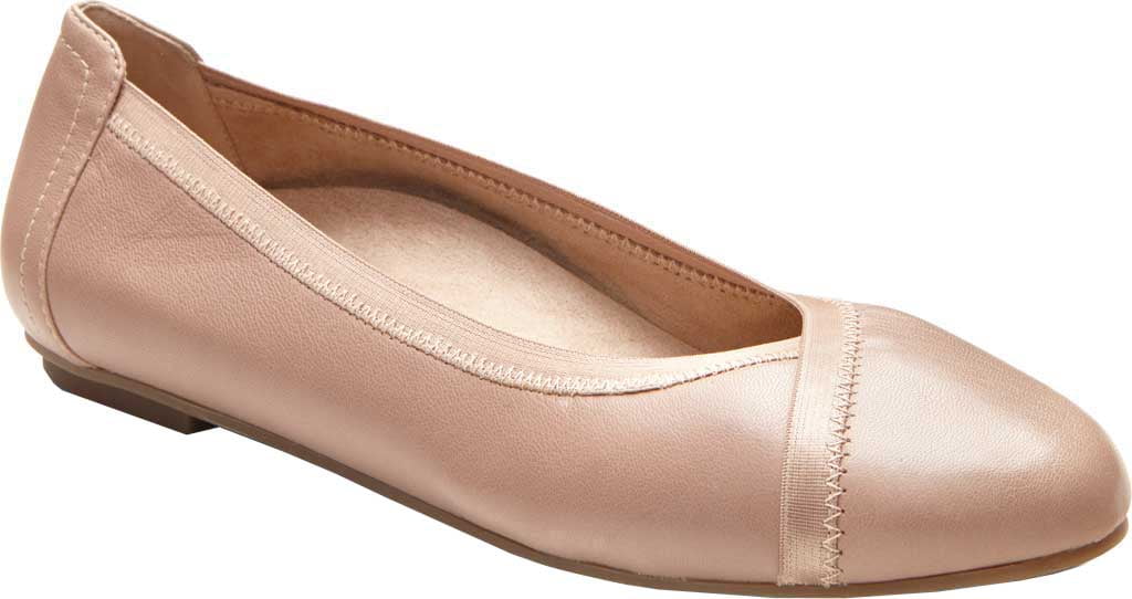 New Vionic Spark Surin Perforated Leather Gold Ballet Flats Orthaheel Choose Sz
