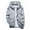 Gray, variant on LYXSSBYX Winter Jackets for Men Men's Casual Pure Color Plus Size Hoodie Reflective Zipper Outdoor Sport Coat