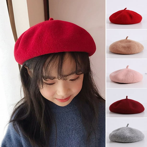 Plain beret hat clearance