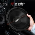 thumbnail image 3 of 10 Inch Car Midbass Woofer - 600 Watt High Powered Car Audio Sound Component Speaker System W/High-Temperature Kapton Voice Coil, 50Hz-5kHz Frequency, 89.2 dB, 8 Ohm, 50oz Magnet - PylePro PPA10 Black, 3 of 7