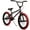 Black with Red Tires(With Pegs), variant on cubsala 20 in Kids BMX Bike Freestylefor Age 6-14 Years Old Boys Girls with 4 Pegs, Black & Green