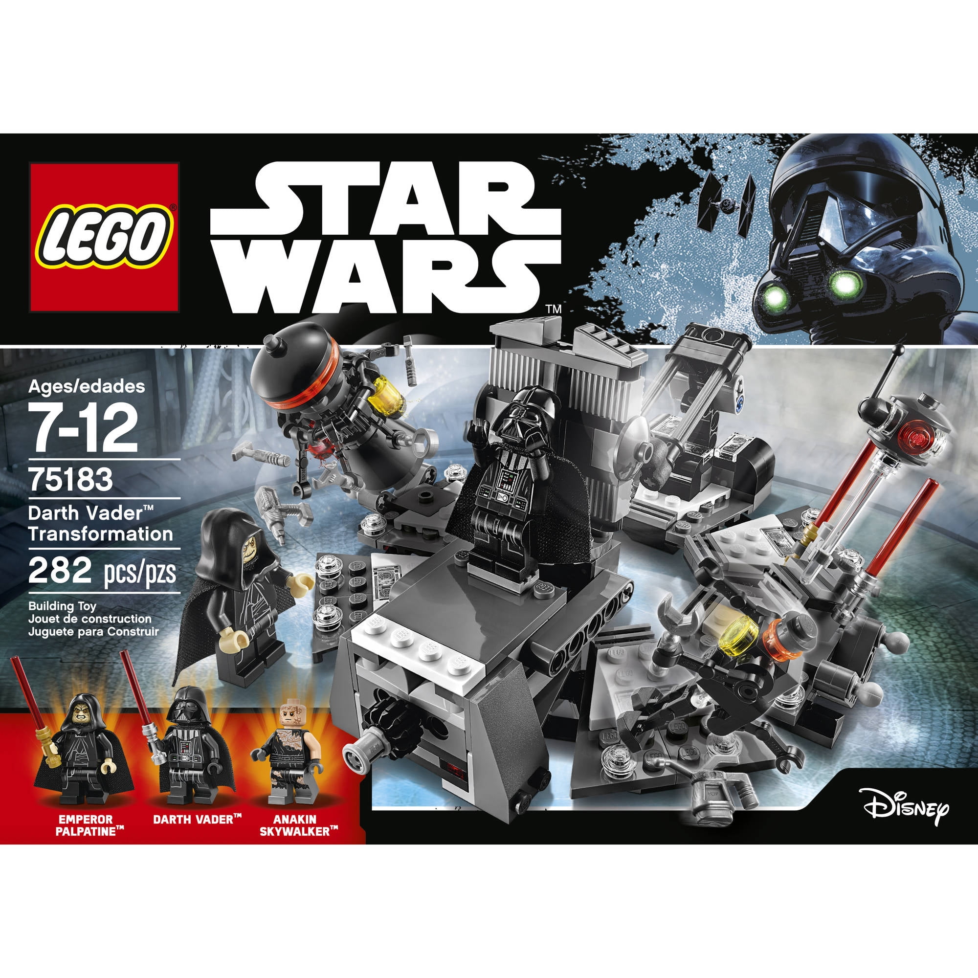 anakin turns into darth vader lego