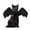 Black, variant on FAMTKT Pet Halloween Bat Costume Chest Back Creative Cat Dog Small Dog Costume, Dog Birthday Party Supplies, Pet Clothes