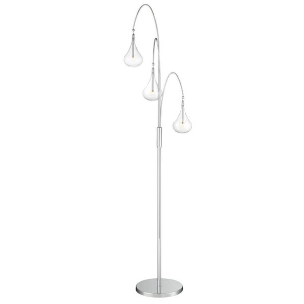 Lite Source Ls 83479 Blummer 3 Light 70 Tall Led Tree Floor Lamp Chrome Com Tall Led Tree Floor Lamp Chrome, Lite Source Led Floor Lamp