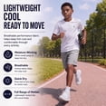 thumbnail image 3 of Essenclo Boys Athletic Shorts, 3 Pack, Dry Fit Basketball Shorts with Pockets for Soccer, Running & Sports, Ages 3-16, 3 of 7