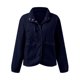 thumbnail image 4 of Puntoco Moda Mujer Casual Bolsillos Impreso Manga Larga Tops Chaqueta A Cuadros Abrigo Puntoco Puntoco-3700, 4 of 5