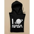 thumbnail image 3 of NASA I Saturn Nasa (Love) Hoodie Men -NASA Designs, Male Large, 3 of 4