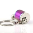 thumbnail image 3 of Auto Part Model Gear Box Keychain Six-speed Manual Transmission Shift Lever Keyring Key Chain Ring Keyrings Keyfob (Rainbow), 3 of 6