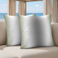 thumbnail image 5 of 16x16 Pillow Covers Set of 2, Green Grey Square Throw Pillow Covers for Couch/Sofa/Living Room, Gray Farmhouse Modern Rustic Decorative Soft Pillowcases for Couch Throw Pillows with Hidden Zipper, 5 of 9