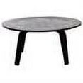 thumbnail image 2 of Modway Round Black Plywood Coffee Table, 2 of 2