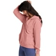 thumbnail image 4 of Hanes Women's EcoSmart Full-Zip Hooded Sweatshirt, 4 of 6
